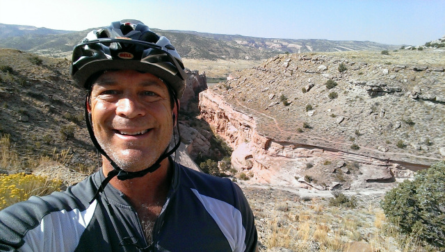 Cliff Smith mountain biking
